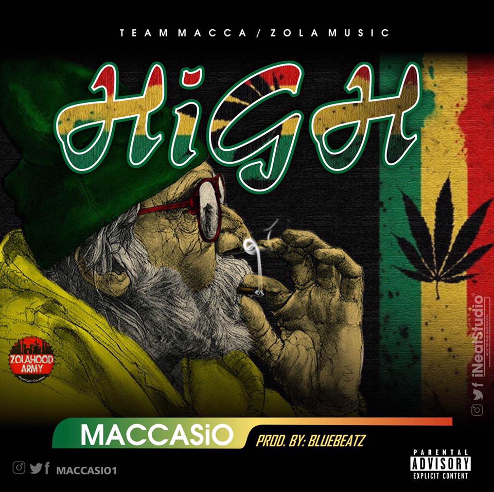 Maccasio - High (Prod by Bluebeatz)-NdwomPa.com