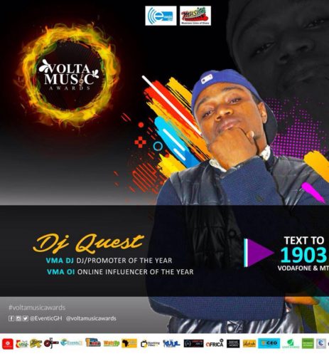 DJ Quest Scoops 2 Nominations For The 2018 Volta Music Awards