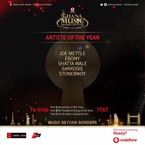 Fancy Gadam misses out on VGMA artiste of the year