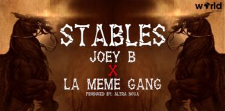 Joey B - Stables ft. La meme Gang Lyrics Video